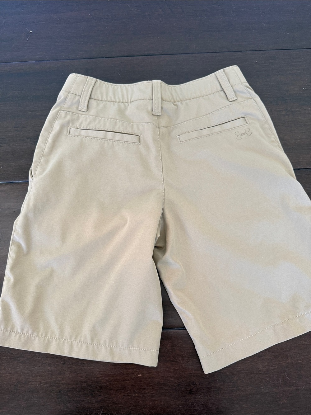 Boys Khaki Stretch Performance Shorts - Picture 5 of 7